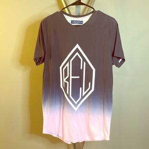 ASOS Men’s Purple Ombre ‘REL’ T-Shirt